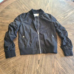 RACHEL RACHEL ROY SOLID BOMBER JACKET BLACK - XS
